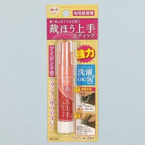 裁ほう上手　スティック　布用接着剤　布用ボンド　裁縫上手　強力　6ml　裾上げ 裁縫上手 コニシ