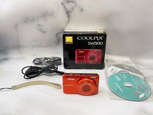 中古 ニコン Nikon COOLPIX S6500 オレンジ デジカメ デジタルカメラ クールピクス