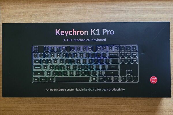 keychron k1 pro 　キーボード RGB　赤軸