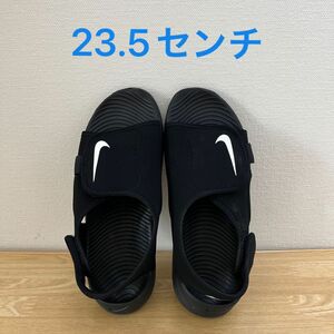 ナイキ　23.5 キッズ　サンダル　男の子　黒