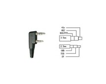 国内即日発送可 ・F型 イヤホンマイク 無線機用トランシーバー用 BAOFENG用・KENWOOD用・UV-5R UV-5RA・UV-5RE・BF-8W・JP03_画像2