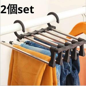  trousers hanger black closet storage towel dried clotheshorse hanger new life 