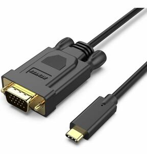 BENFEI 1.8m USB C - VGA ケーブル、USB Type-C - VGA ケーブル [Thunderbolt 3/4 互換] 