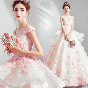 [ pannier attaching ] wedding dress color dress wedding ... party musical performance . presentation stage TS621