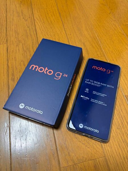 Motorola モトローラ moto g24 マットチャコール