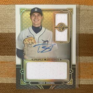 topps tribute 2022 Detroit Tigers タイガース TARIK SKUBAL タリック スクーバル 直筆サイン Auto ジャージ FUTURE PHENOMS 