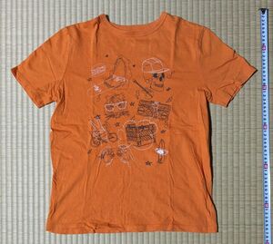 GAP　ギャップ　Ｔシャツ　カルチャー柄　140cm　LG表記　レディースＳ相当