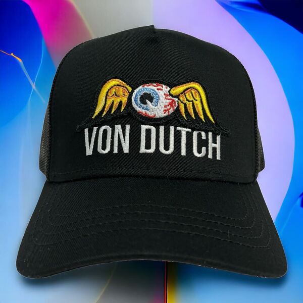 Von Dutch入荷!ボンダッチ メッシュトラックキャップ フライングアイ Y2Kファッション 韓国ファッション