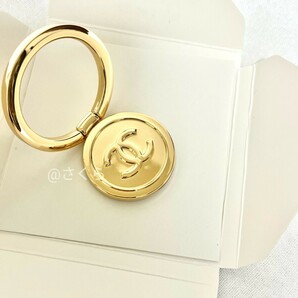 シャネル CHANEL　ノベルティ　スマホリング　ゴールドリング　バンカーリング　箱付き　非売品　新品未使用品