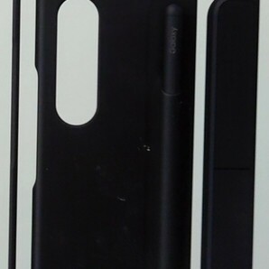 【送料無料】Galaxy Z Fold4 Standing Cover with Penブラックの画像1