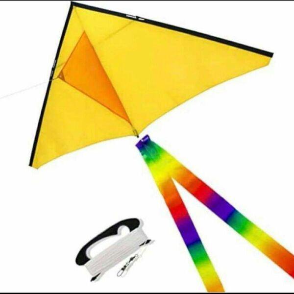 黄色　イエロー　三角凧 7色