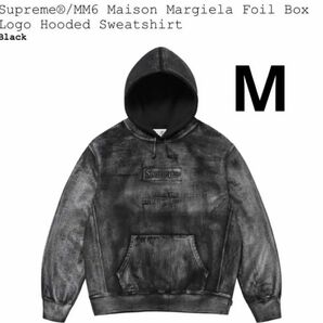 【Mサイズ】　Supreme MM6 Box Logo Hooded シュプリーム　 Maison Margiela マルジェラ