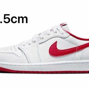 Nike Air Jordan 1 Retro Low OG White and University Red エアジョーダン1