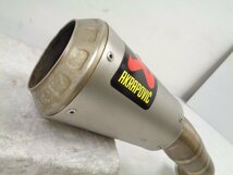 YZF-R25 R3 MT25 MT03 14-21 akrapovic アクラポビッチ GP メガホン スリップオン サイレンサー マフラー 政府認証【E448】_画像3