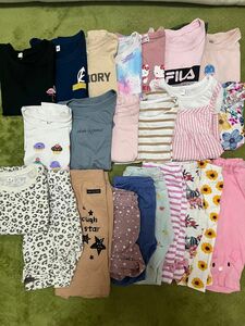 キッズ 女の子 子供服 半袖 パンツ Tシャツ