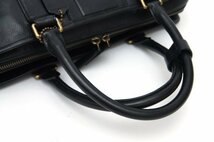 【極美品】COACH コーチ ビジネスバッグ ブラック レザー ショルダーバッグ 2way A4収納 メンズ B0223_画像6