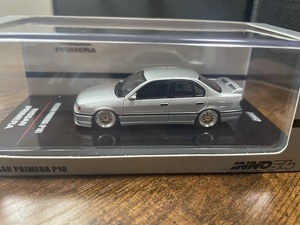 Nissan プリメーラ P10 シルバー （1/64スケール ダイキャスト IN64-P10-SIL）