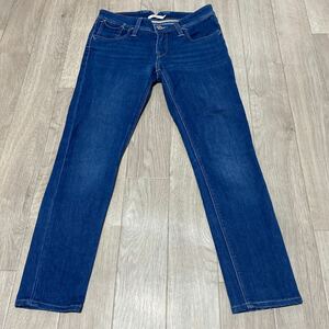 送料無料 古着ジーンズ【Levi's711SKINNY W25】