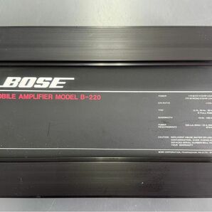 BOSE B-220 2ch A級動作パワーアンプ