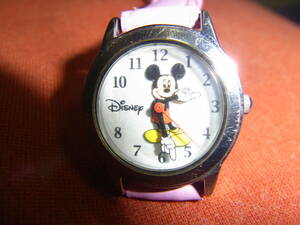  батарейка заменена * Seiko in stsuru(SII)DISNEY Mickey Mouse * женский * новый ремень *