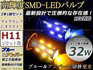 エルグランド E51 ライダー H14.5~H16.7 LEDバルブ ウインカー フォグランプ マルチ ターン デイライト ポジション機能 H11 32W