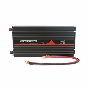 最大4000W DC24V ⇒ AC100V 純正 弦波 インバーター 定格2000W/60Hz ACコンセント4ポート搭載