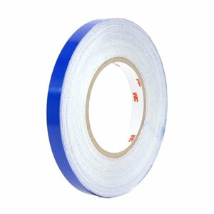 Б リフレクトラインテープ反射ステッカー 45m巻 幅 15mm 青 ブルー リフレクトテープ 3M製 テープ 蛍光 外装用 カー用品