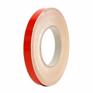 Б リフレクトラインテープ反射ステッカー 45m巻 幅 15mm 赤 レッド リフレクトテープ 3M製 テープ 蛍光 外装用 カー用品