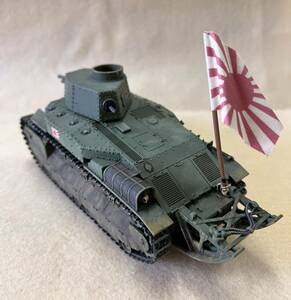 中古 組立済完成品 ジャンク 日本陸軍 八九式中戦車甲初期型 プラモデル キット 模型 0096