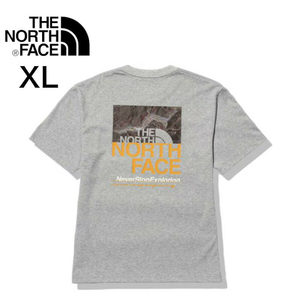 【J-60】 THE NORTH FACE　ノースフェイス　ショートスリーブハーフスウィッチングロゴティー NT32338 サイズ：XL カラー：Z