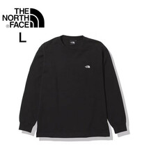 【J-77】 THE NORTH FACE　ノースフェイス　ロングスリーブヌプシコットンティー NT32338 サイズ：L カラー：ブラック_画像1