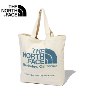 【NM82260 NB-2】 THE NORTH FACE　ノースフェイス　オーガニックコットントート　Organic Cotton Tote　トートバッグ　ブルー