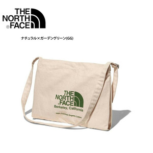 【NM82041 GG-1】 THE NORTH FACE　ノースフェイス　ミュゼットバッグ Musette Bag　オーガニックコットン バッグ グリーン