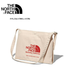 【NM82041 TR-4】 THE NORTH FACE　ノースフェイス　ミュゼットバッグ Musette Bag　オーガニックコットン バッグ レッド