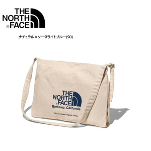 【NM82041 SO-1】 THE NORTH FACE　ノースフェイス　ミュゼットバッグ Musette Bag　オーガニックコットン バッグ ブルー