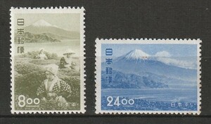 (3268) selection of a hundred best sight-seeing area Japan flat 2 kind unused MNH