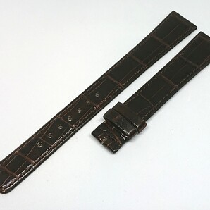 純正 SEIKO CREDOR セイコー クレドール クロコダイル ベルト 17mm ダークブラウン 未使用 【CRD5】
