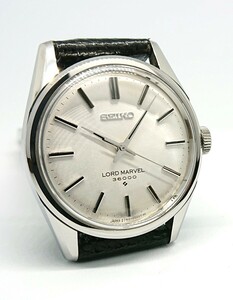 【OH済 仕上げ済】 SEIKO セイコー ロードマーベル 36000 5740-8000 手巻き シルバー LORD MARVEL 【06006】