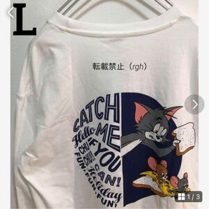 トムとジェリー　長袖 Tシャツ