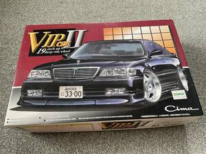 シーマ　Cima　Y33シーマLV　アオシマ　VIP　CAR　VIPCARⅡシリーズ　19インチ　AUTO　COUTURE　SUPREME　引っ張りタイヤ　車高短　八の字