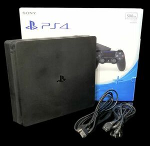 【PS4 動作確認済】PlayStation 4 ジェット・ブラック 500GB(CUH-2000AB01) 【2404-0053】