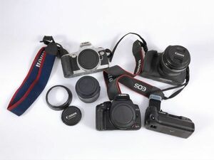 #99/N097* Junk camera single‐lens reflex Canon Canon set sale 