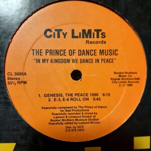 THE PRINCE OF DANCE MUSICBAD(L.B. BAD) / IN MY KINGDOM WE DANCE IN PEACE /GENESIS, THE PEACE 1990/90'S DEEP HOUSE