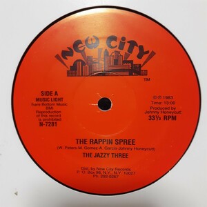 JAZZY THREE / RAPPIN SPREE /DISCO RAP