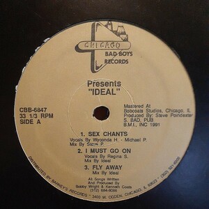 IDEAL / SEX CHANTS /CHICAGO HOUSE,シカゴハウス/STEVE POINDEXTER,BOBBY WRIGHT