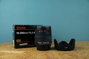  【ジャンク】SIGMA 18-200mm F3.5-6.3 DC ニコン Fマウント レンズ