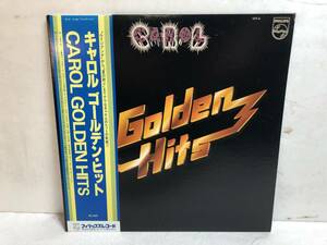 40517S 帯付12inch LP★キャロル/CAROL GOLDEN HITS★16Y-6