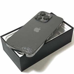 【ジャンク品】Apple｜iPhone 13 Pro 256GB｜SIMフリー｜最大バッテリー容量86%｜グラファイト｜動作確認済