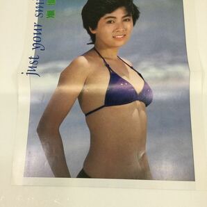※【同梱可】レア ポスター 切り抜き 水着 ビキニ 昭和アイドル 当時物 津島要の画像3