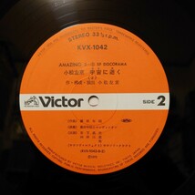 中古 レコード LP ★ 帯付 小松左京,横田年昭 他 『 宇宙に逝く 』KVX-1042 SF ディスコラマ エレヴァシオン 日下武史 DISCORAMA_画像7